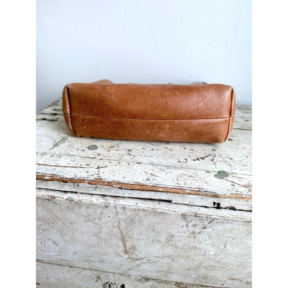 Madewell Medium Leather Transport Tote Crossbody‎ Bag English Saddle Leather - Picture 8 of 10